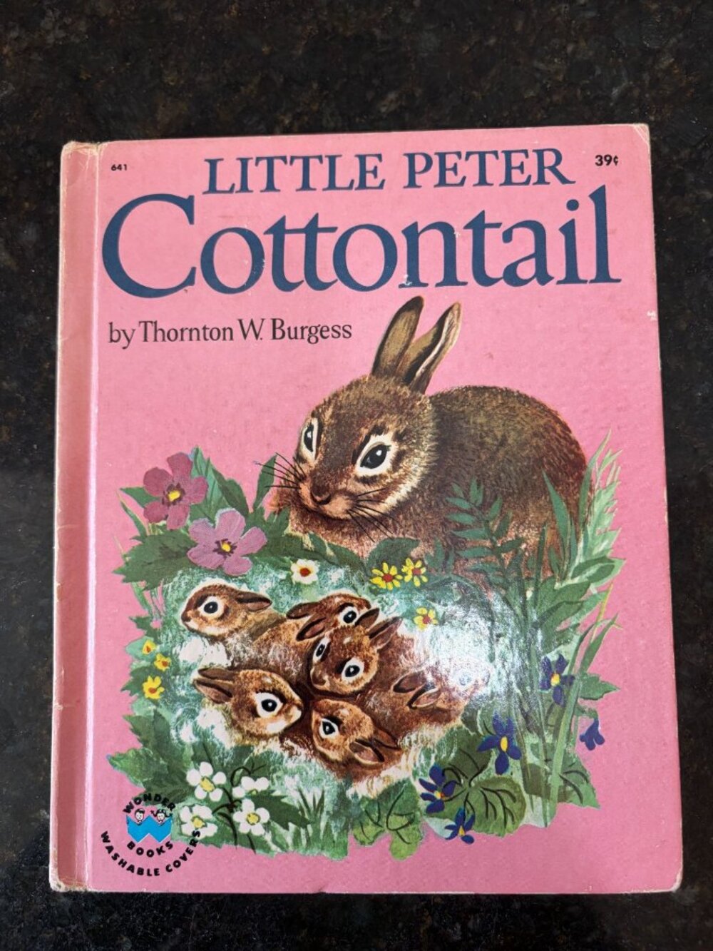 Little Peter Cottontail by Thornton W. Burgess, Wonder Books, 1956